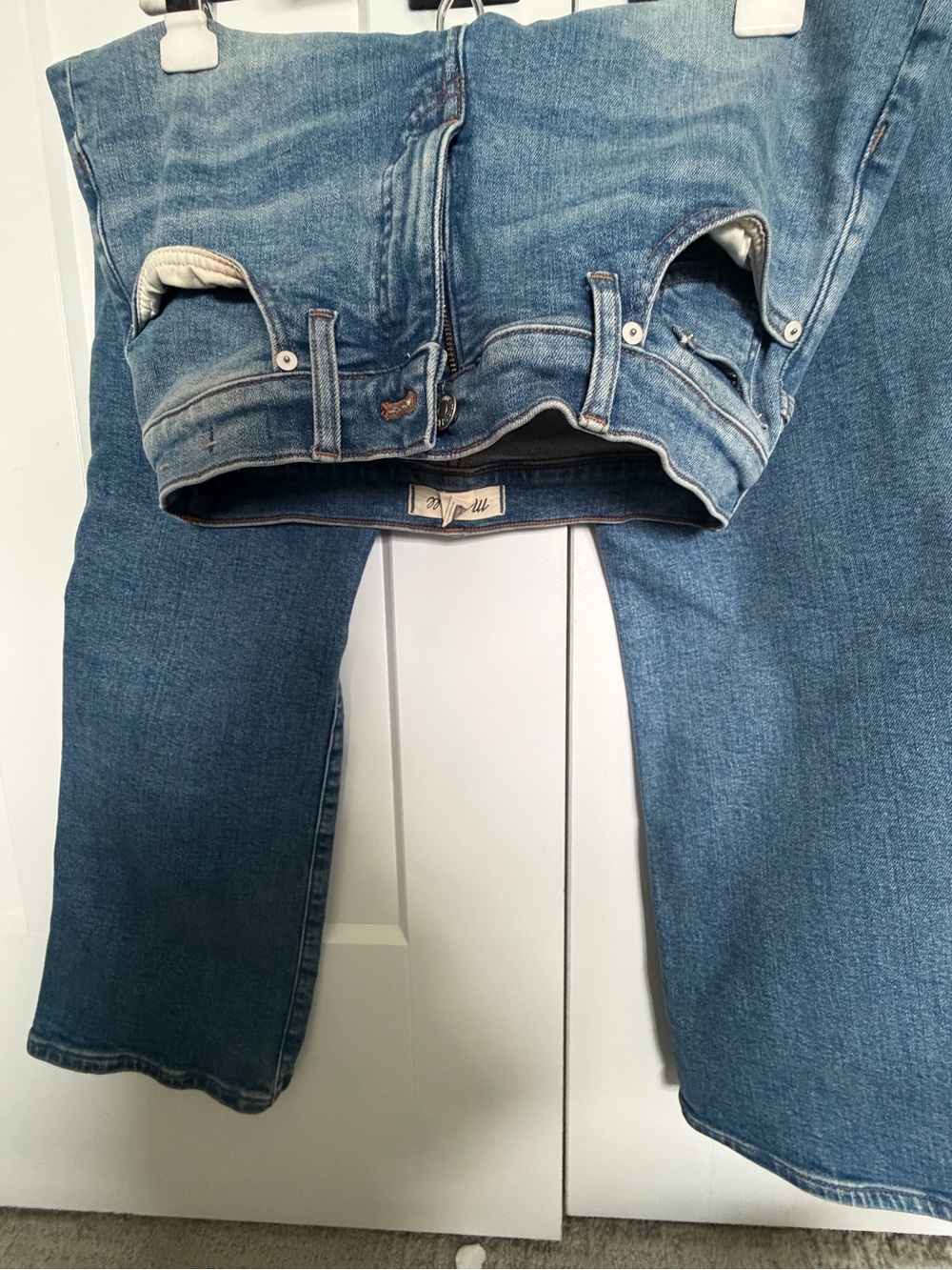 Madewell Boot-Cut Jeans in Medium Blue Wash